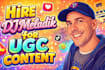 produce a real human ugc video