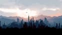 make a wonderful silhouette city skyline landscape