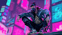 illustrate you as a cyberpunk style character