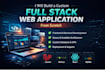 build a custom full stack web application from scratch
