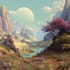 digitally paint fantasy landscape