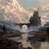 do fantasy background and landscape