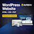 design and develop a modern website using wordpress