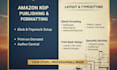 publish book on amazon kindle kdp, book formatting, amazon kdp book publishing