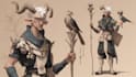 do fantasy character for you