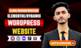 build or rebuild wordpress dynamic website as an pro elementor expert