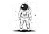 draw you a cool astronaut design