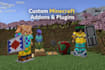 create custom minecraft bedrock addons or java plugins