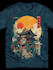 create a japanese t shirt illustration