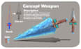 create concept dnd weapon sword item game commercial use