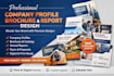 professional do company profile brochure  annual report design that elevates
