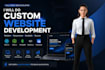 do custom website development as a full stack developer