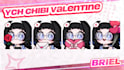 custom ych chibi valentine emotes