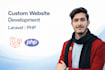 develop custom  and secure laravel website