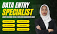 do accurate data entry, web research and lead generation