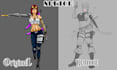 redesign and improve your oc character concept