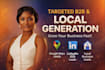 run google ads to get leads do targeted b2b lead generation to get local leads