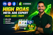 manage and optimize your meta ads for profitable results roas and sales