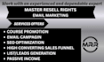 generate consistent sales for your master resell rights via email
