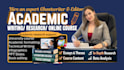 do expert academic writer services, academic editing, research, PPT, ghostwriter