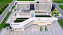 create 3d hospital, clinic, medical facilities