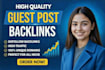 provide high da guest post backlinks with SEO quality guest posting service