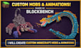 create custom minecraft mobs and animations in blockbench