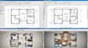 draw architectural 2d plan from pdf, sketch into autocad, chief architect