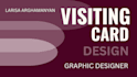 design a clean and professional business card