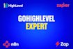 set up go high level workflows, ghl a2p, voice ai set up