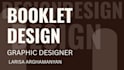design a professional booklet or brochure layout