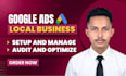 manage and optimize google ads adwords ppc campaigns for local service business