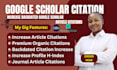 increase h index backdated google scholar citations by journals promote article