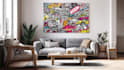 create trendy, unique canvas wall art design