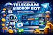 build a professional telegram airdrop bot with admin panel