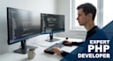 develop a custom PHP website or fix backend bugs