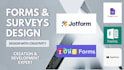create fillable and interactive online and offline forms