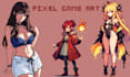 do 2d pixel art pixel character pixel animation game asset nsfw pixel 8bit 16bit