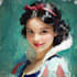 do cute disney cartoon portrait