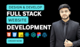 develop, design, debug,  and deploy custom websites as a full stack developer