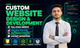 develop, design, debug,  and deploy custom websites as a full stack developer
