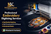 top rated embroidery digitizing expert for custom logo