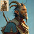 draw a character illustration in a fantasy world