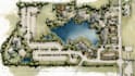 render site plan,campground map,subdivision layout design