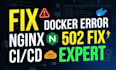 fix your docker, nginx, or github actions deployment issues