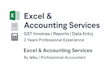 do excel data entry , formulas, gst invoice and reports