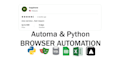 do browser automation using playwright or automa