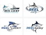 create professional fishing logo and stationery