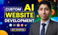 develop ai website, ai chatbot, ai application