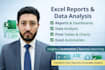 create excel reports, dashboards, and data analysis